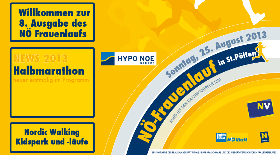 NOE Frauenlauf am 28.August 2011 - Aktionen